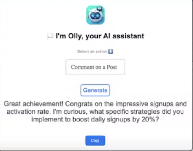 Early Olly prototype